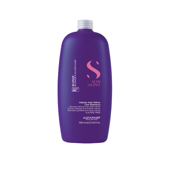AlfaParf Milano Professional Шампунь интенсивно тонирующий антижёлтый Intense Anti-Yellow Low Shampoo, 1000 ml купить - 0
