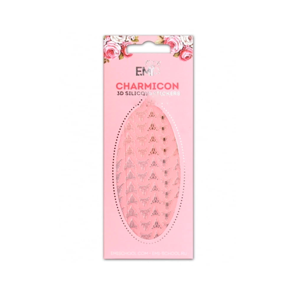 E.Mi Силиконовые стикеры Charmicon 3D Silicone Stickers, Лунулы №2 золото/серебро купить - 0