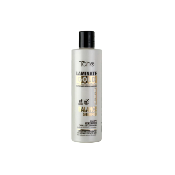 Tahe Professional Безсульфатный шампунь для ламинирующего эффекта Laminate Gold-Balance Shampoo, 300мл купить - 0