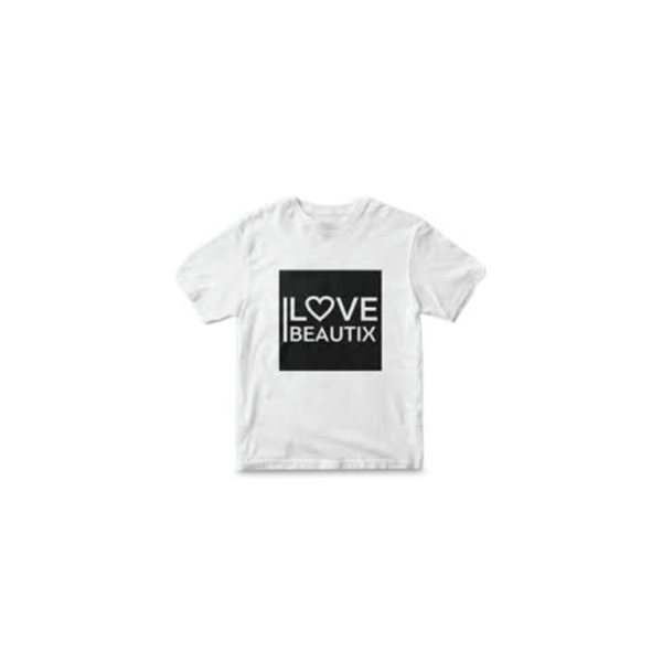 Beautix Фирменная футболка I love, белая, 48-50, L купить - 0