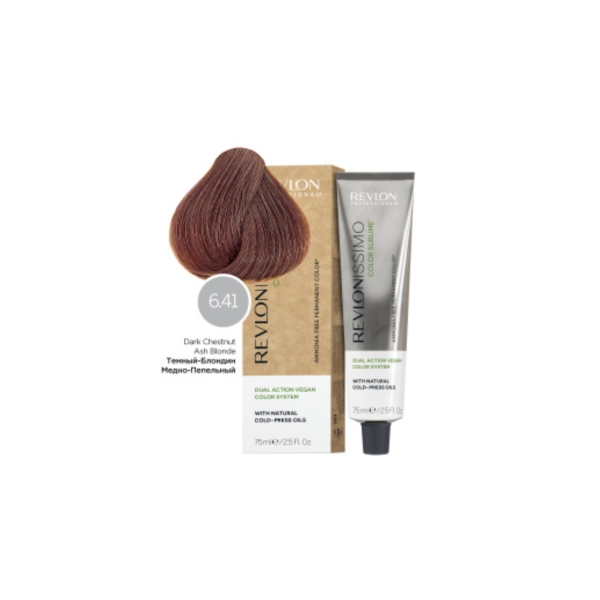 Revlon Professional Перманентный краситель веганский Revlonissimo Color Sublime, 6.41, 75 мл купить - 0