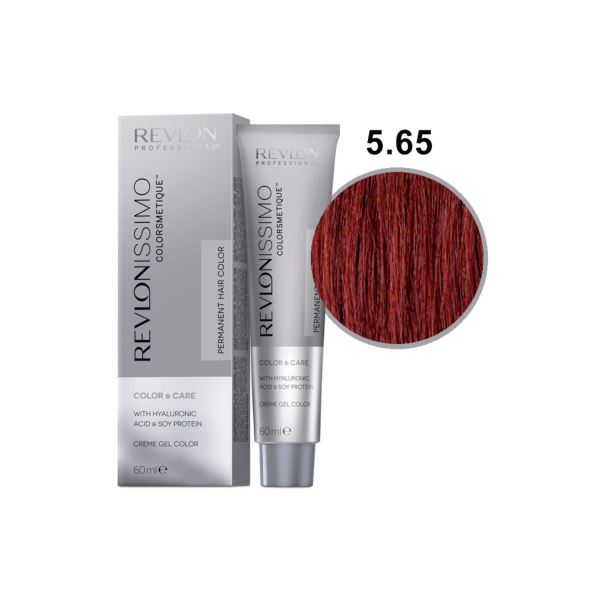 Revlon Professional Крем-краска Revlonissimo Colorsmetique, 5.65 светло-коричневый красно-махагоновый, 60 мл купить - 0