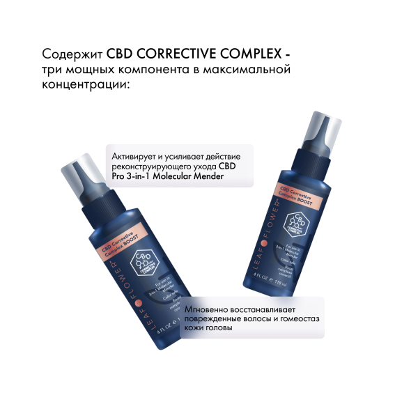 Leaf&Flower Бустер-активатор CBD Corrective Complex Boost, 118 мл купить - 2