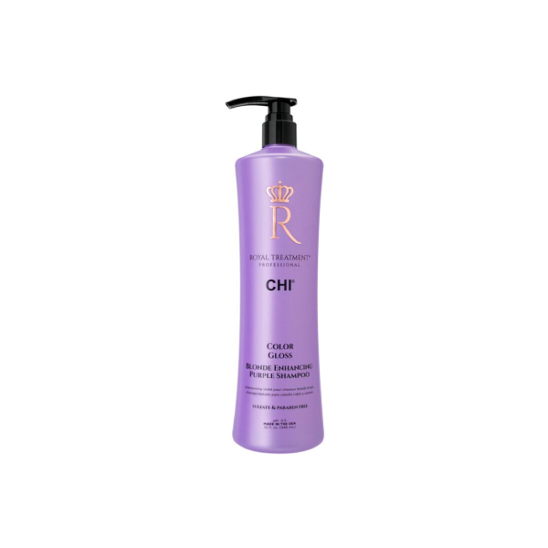 CHI Шампунь Королевский уход COLOR GLOSS BLONDE ENHANCING PURPLE, 946 мл купить - 0