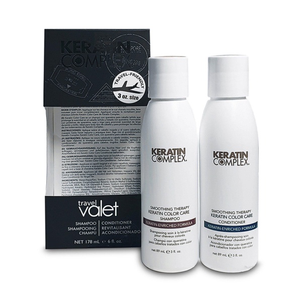 Keratin Complex Дорожный набор Гладкость окрашенных волос, 2 х 89 мл купить - 0