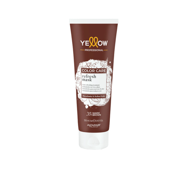 Yellow Professional	Пигментированная маска .35 (золотисто-махагоновый)  YE COLOR CARE REFRESH MASK, 250 мл купить - 0