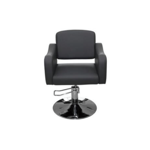Имидж Мастер Кресло парикмахерское ЕВА на диске черный купить - 0