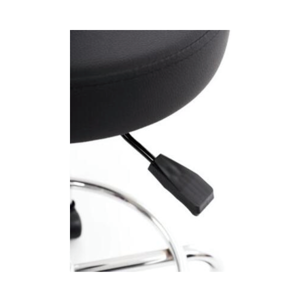 Имидж Мастер Стул Призма высокий со спинкой, черный 600 купить - 0