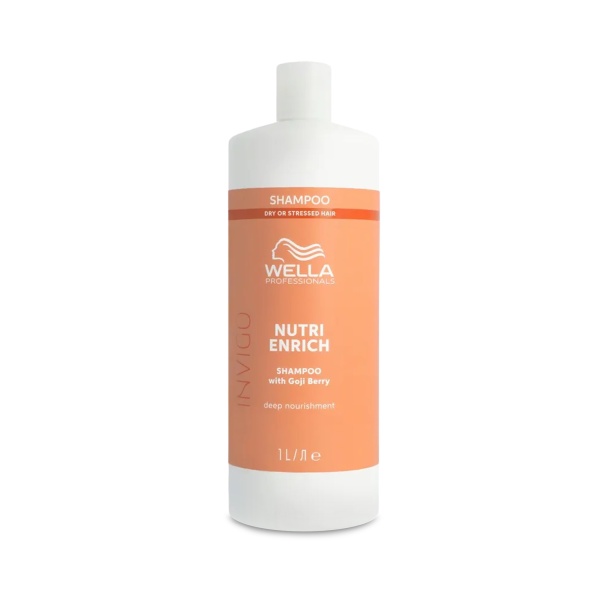 Wella Professionals Ультрапитательный шампунь Invigo Nutri-Enrich Deep Nourishing shampoo, 1000 мл, мятая упаковка купить - 0