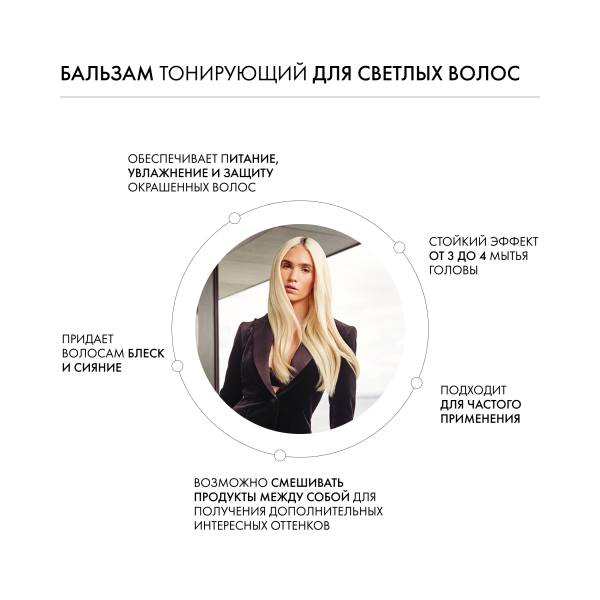 Kevin.Murphy Бальзам тонирующий для светлых волос Blonde.Angel [Блонд.Ангел], 250 мл купить - 2