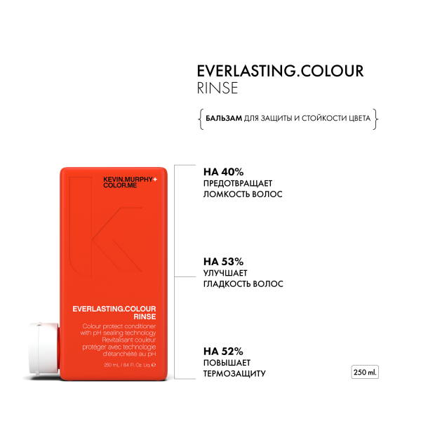 Kevin.Murphy Бальзам для защиты и стойкости цвета волос [Эверластинг.Колор] Everlasting.Colour Rinse, 250 мл купить - 1
