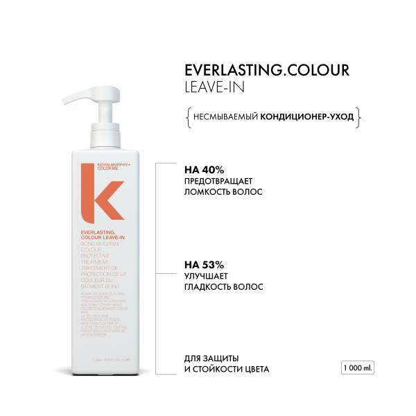 Kevin.Murphy Несмываемый кондиционер-уход для защиты и стойкости цвета волос [Эверластинг.Колор] Everlasting.Colour Leave-In, 1000 мл купить - 1
