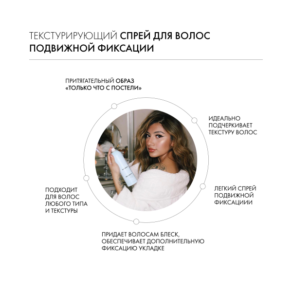 Kevin.Murphy Текстурирующий спрей для волос с подвижной фиксацией [бэдрум. Хэйр] Bedroom.Hair, 250 мл купить - 2