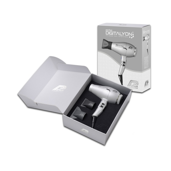 Parlux Фен Digitalyon, 2400 Вт, серебро купить - 0