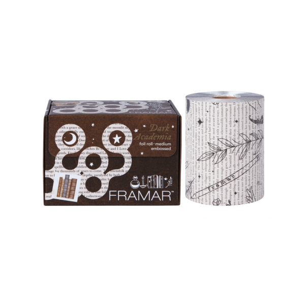 Framar Фольга в рулоне с тиснением «Темная Академия», Embossed Roll Medium Dark Academia 320 ft., 98 м купить - 0