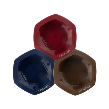 Framar Соединяющиеся цветные миски для окрашивания «Темная Академия», Connect & Color Bowls Dark Academia, 3 шт купить