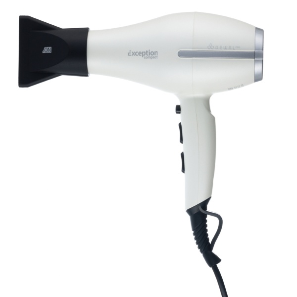 Dewal	Фен Dewal EXCEPTION Compact 2200  белый, компактный   2200 Вт, ионизация, 2 насадки, провод 3м купить - 0