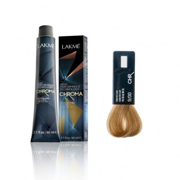 Lakme Крем-краска Chroma, 9/00 Светлый блондин, 60 мл купить - 0