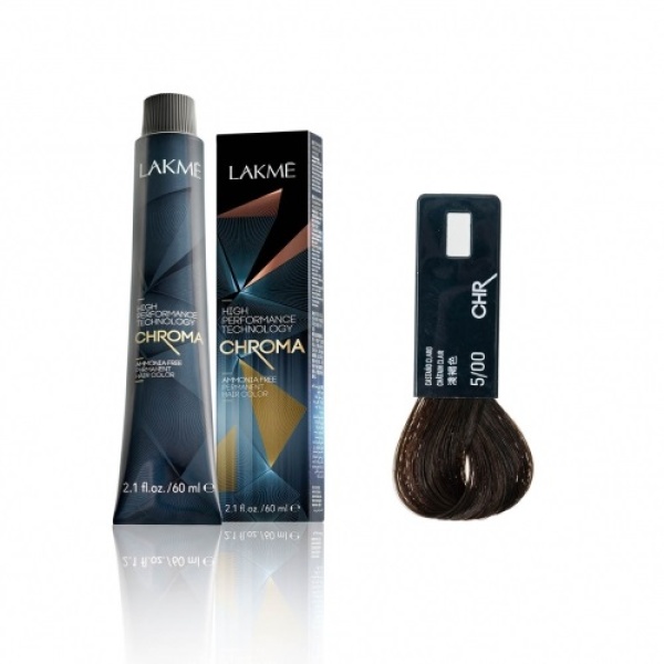 Lakme Крем-краска Chroma, 5/00 Светлый шатен, 60 мл купить - 0