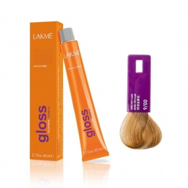 Lakme Крем-краска Gloss, 9/00 Суперсветло-белокурый, 60 мл купить - 0