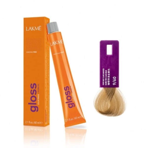 Lakme Крем-краска Gloss, 9/60 Светлый блондин коричневый, 60 мл купить - 0