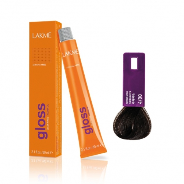 Lakme Крем-краска Gloss, 4/00 Средне-каштановый, 60 мл купить - 0