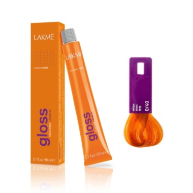 Lakme Крем-краска Gloss, 0/40 Оранжевый микстон, 60 мл купить