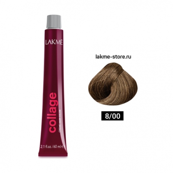 Lakme Крем-краска Collage, 8/00 Блондин, 60 мл купить - 0