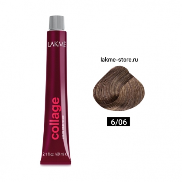 Lakme Крем-краска Collage, 6/06 Темный-блондин теплый, 60 мл купить - 0