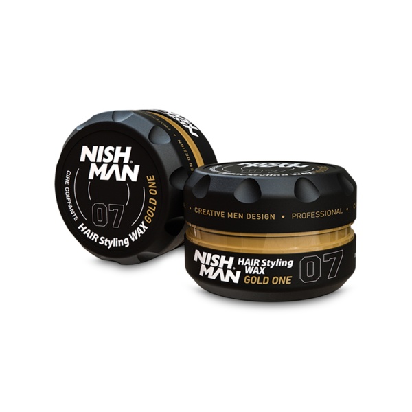 Nishman Воск для волос на водной основе Aqua Hair Styling Wax, 07 Gold One аромат 1 Million, 150 мл купить - 0