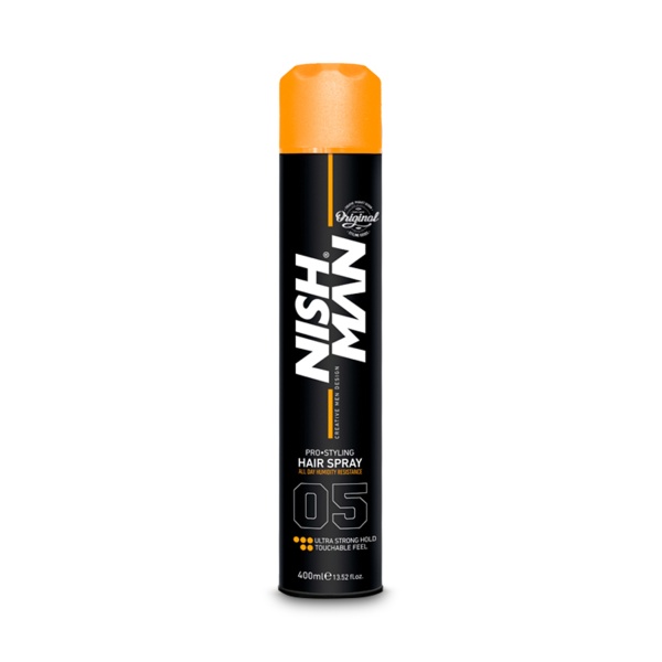 Nishman Лак для волос Hair Styling Spray Ultra Hold, 05, 400 мл купить - 0