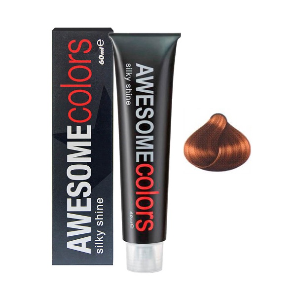 Awesome Colors Крем-краска для волос Silky Shane, 8/4 светло-русый, красный, 60 мл купить - 0