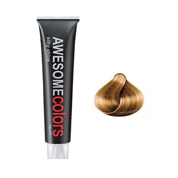 Awesome Colors Крем-краска для волос Silky Shane, 8/73 светло-русый коричнево-золотистый, 60 мл купить - 0