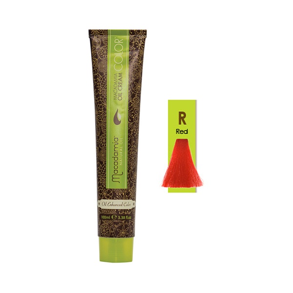 Macadamia Professional Краска для волос Natural Oil Cream Color, R красный, 100 мл купить - 0