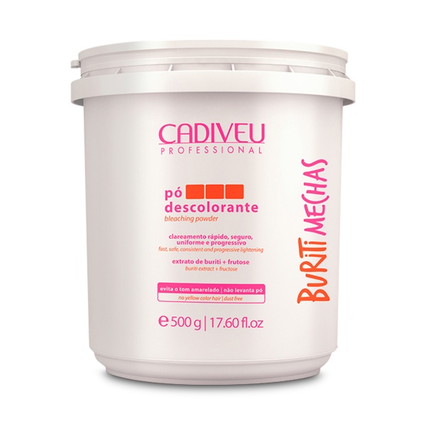 Cadiveu Professional Осветляющая пудра Buriti Mechas+ подарок Plex, 500 мл х 50 мл купить - 0