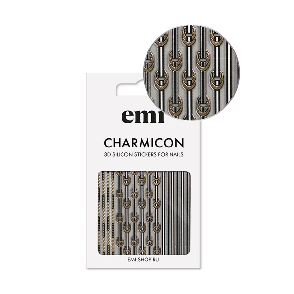 E.Mi Силиконовые стикеры Charmicon 3D Silicone Stickers, №157 Ремни купить - 0