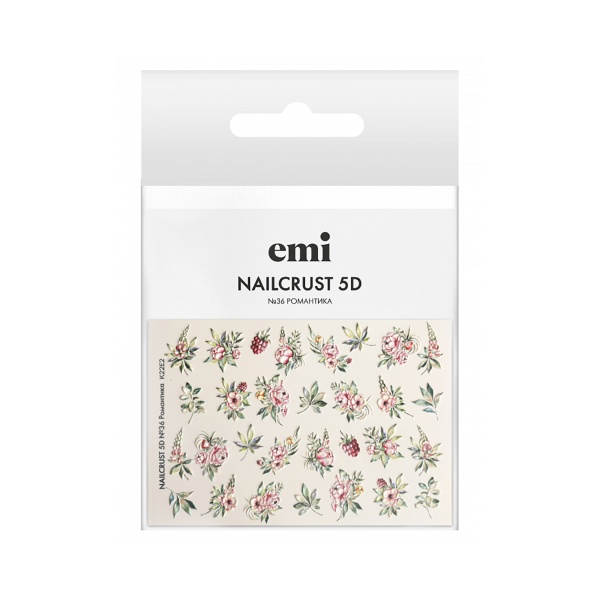 E.Mi Слайдер-дизайн Nailcrust 5D, №36 Романтика купить - 0