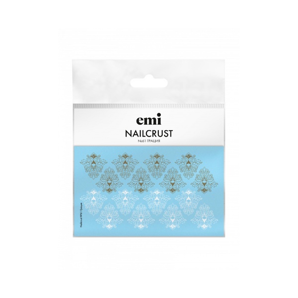 E.Mi Трафареты-слайдеры Nailcrust, №61 Грация купить - 0
