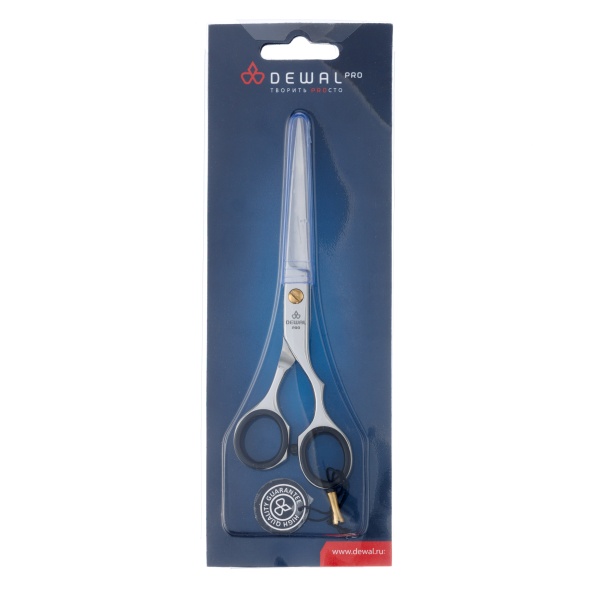 Dewal Pro Парикмахерские ножницы Basic Step прямые 6", эргономичные, съемный упор купить - 0