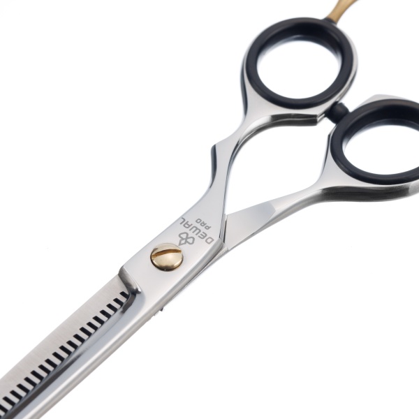 Dewal Pro Парикмахерские ножницы Basic Step филировочные 5,5", эргономичные, съемный упор купить - 0