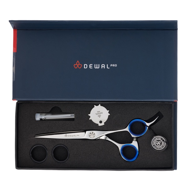 Dewal Pro Парикмахерские ножницы Profi Step прямые 6,5", эргономичные, литой упор купить - 0