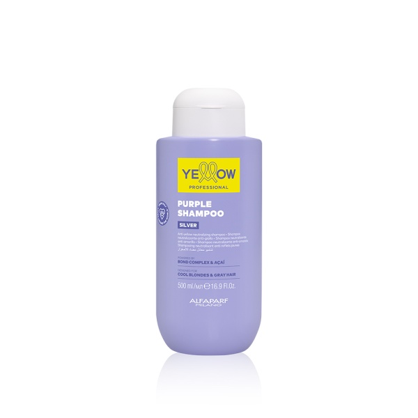 Yellow Professional Антижелтый фиолетовый шампунь YE PROFFESIONAL PURPLE SHAMPOO, 500 мл купить - 0