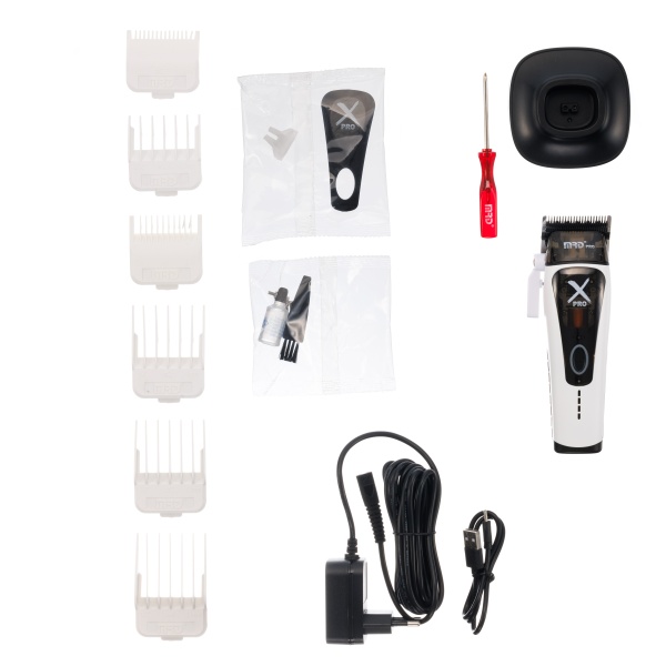 MRD Машинка для стрижки, аккум/сет, 9000-13000 об/мин, нож 45 мм, 0,3 - 4,0 мм, 6 насадок купить - 0