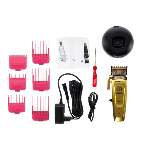 MRD Машинка для стрижки, аккум/сет, 7200 об/мин, нож 45 мм, 0,3 - 4,0 мм, 6 насадок купить - 0