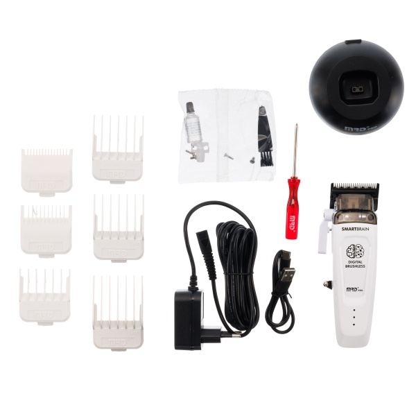 MRD Машинка для стрижки, аккум/сет, 7200 об/мин, нож 45 мм, 0,3 - 4,0 мм, 6 насадок купить - 0