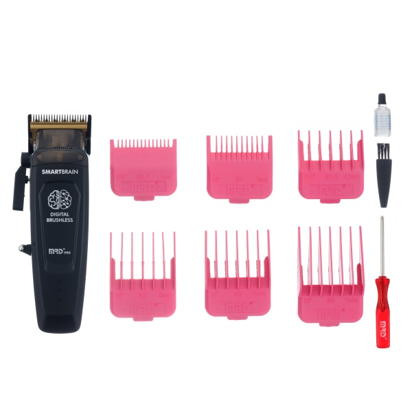 MRD Машинка для стрижки, аккум/сет, 7200 об/мин, нож 45 мм, 0,3 - 4,0 мм, 6 насадок купить - 0