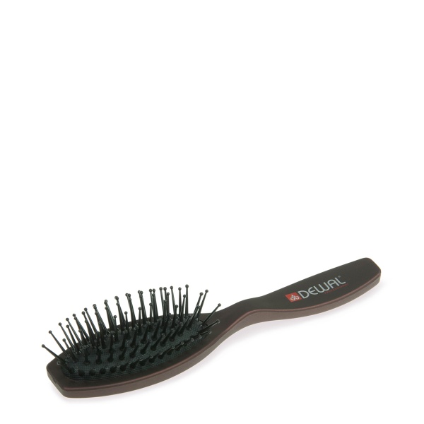 Dewal Pro Щетка массажная Coffee мини, пластиковый штиф купить - 0