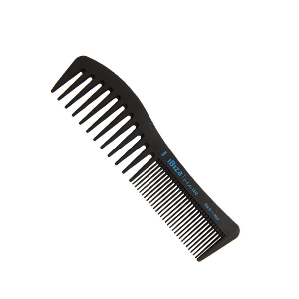 Ibiza Hair Расческа карбоновая волнистая Wave Carbon Comb купить - 0