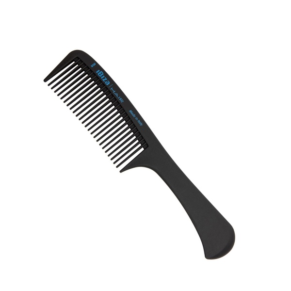 Ibiza Hair Расческа карбоновая с рукояткой Carbon Comb with Handle купить - 0