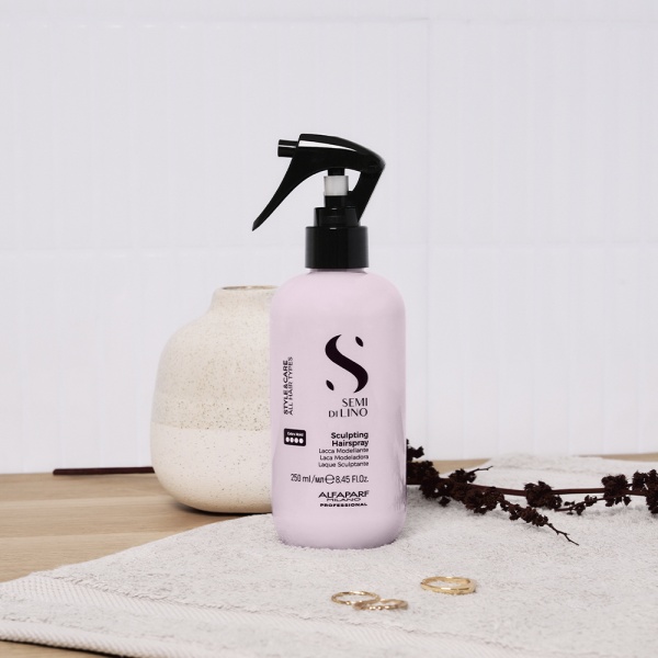 AlfaParf Milano Professional Скульптурирующий лак для волос экстрасильной фиксации SCULPTING HAIRSPRAY SDL STYLE & CARE, 250 мл купить - 1